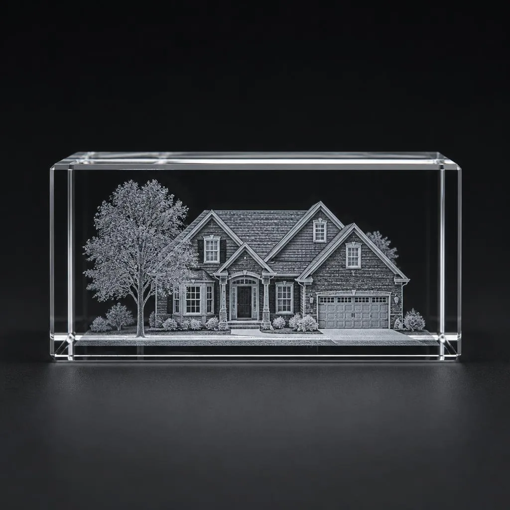 Horizontal Photo Crystal — Landscape orientation